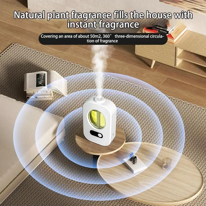 USB Aromatherapy Diffuser Humidifier Purifier for Home Office Desktop Bedroom Quiet Operation Essential Oil image 4
