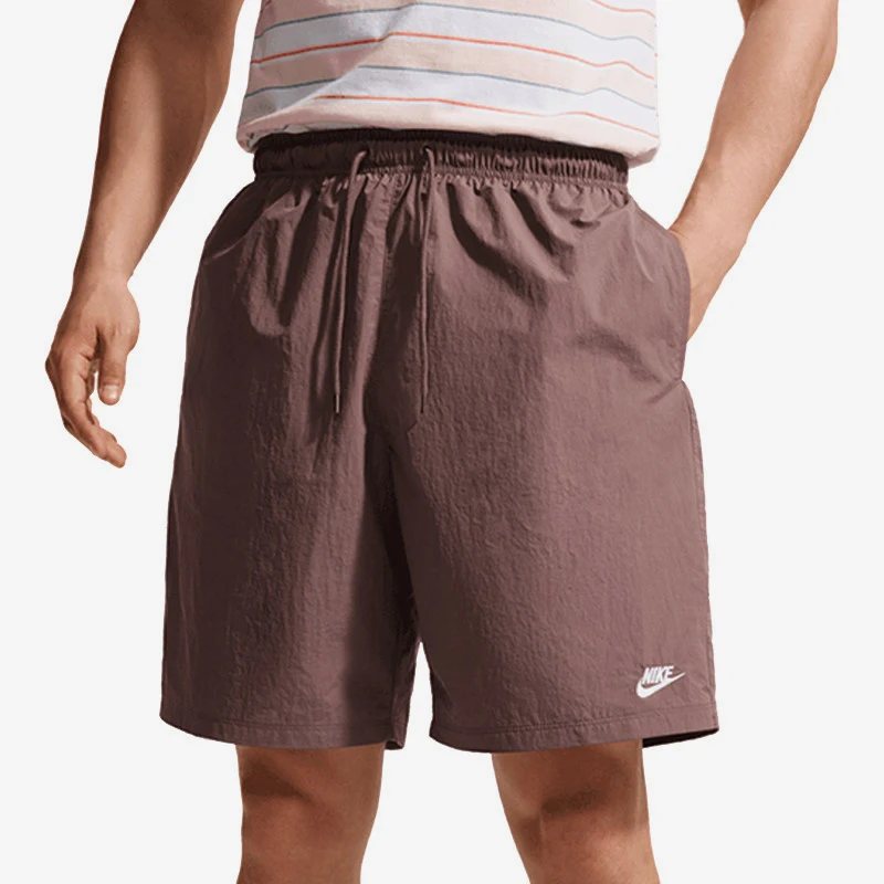 Nike genuine Sportswear new men's brown lace up minimalist shorts IF0845-502