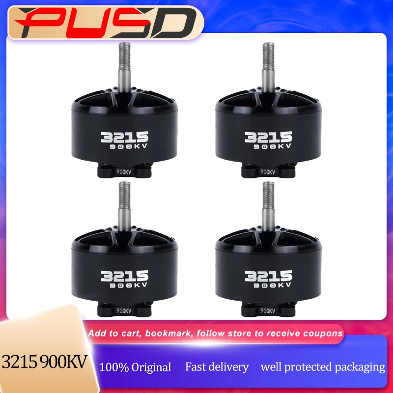 

PUSD оригинальный AZ3215 бесщеточный двигатель 3215 двигатель 730KV/900KV для 9 дюймов 10 дюймов FPV Freestyle дальнего действия Cinelifter Drone DIY часть