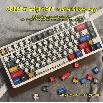 漫畫風格彩色混色光鍵帽原廠高度136鍵套裝經典簡約風格機壓鍵帽裝飾 10 最佳銷售 星戰主題鍵帽 - №7