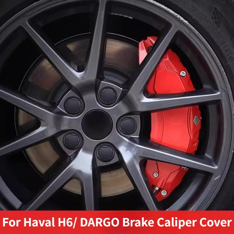 For Haval H6/ DARGO 4PCS Car Brake Caliper Cover Aluminum Alloy Wheel Hub Car Modification Accessories