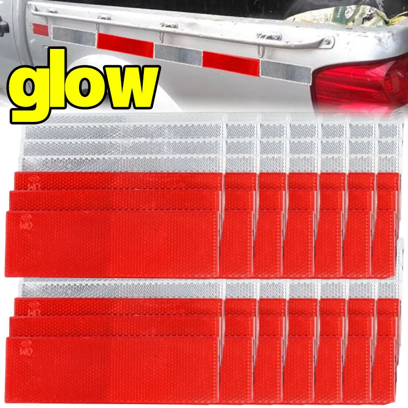 

Reflective Tape Conspicuity Sticker Safety Warning Decal High Visibility Night Time Safety Blind Spot Driving Bicycle Universal