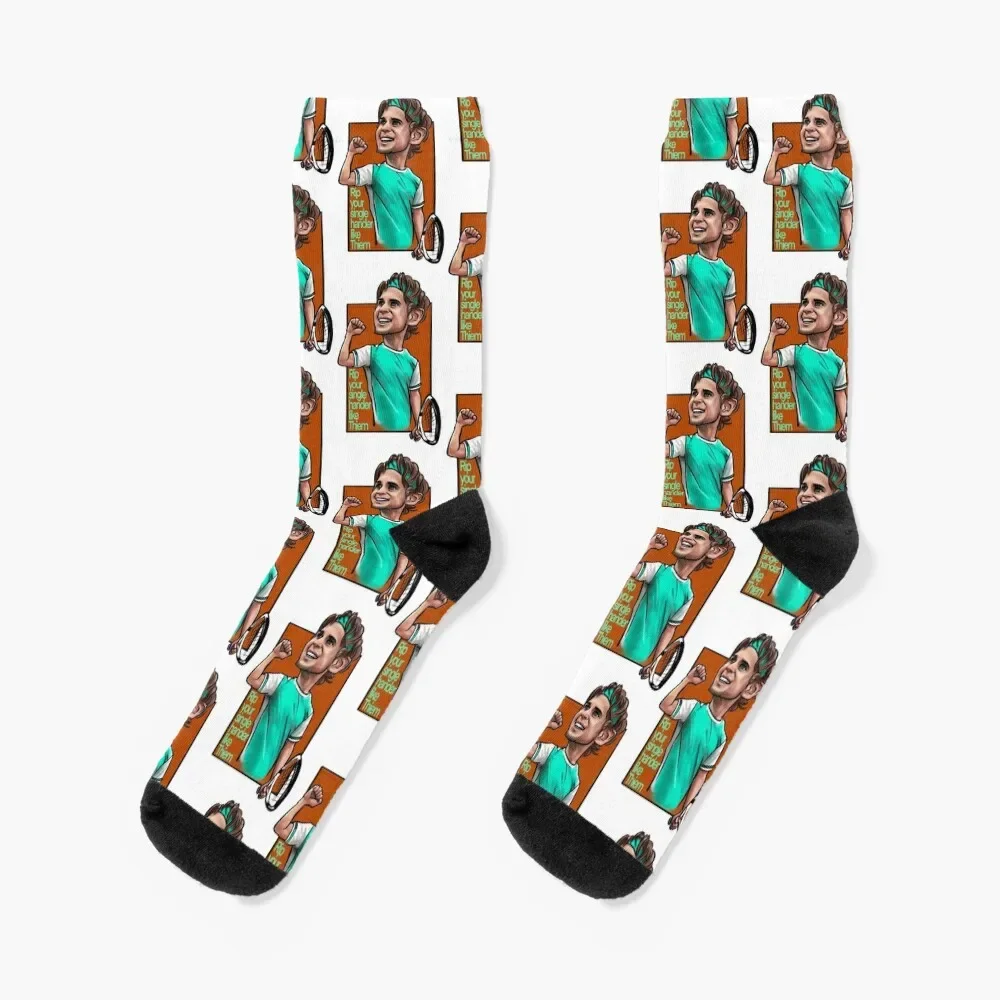 

Caricature of the Stars - Tennis Pro - Dominic Thiem Socks warm winter Lots Men's Socks Luxury Women's