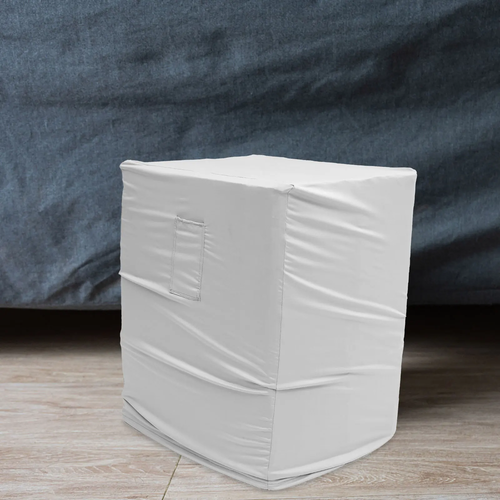 

Air Conditioner Cover Inside Polyester Protection Cover Air Conditioner Unit Protector Foldable Design Weatherproof