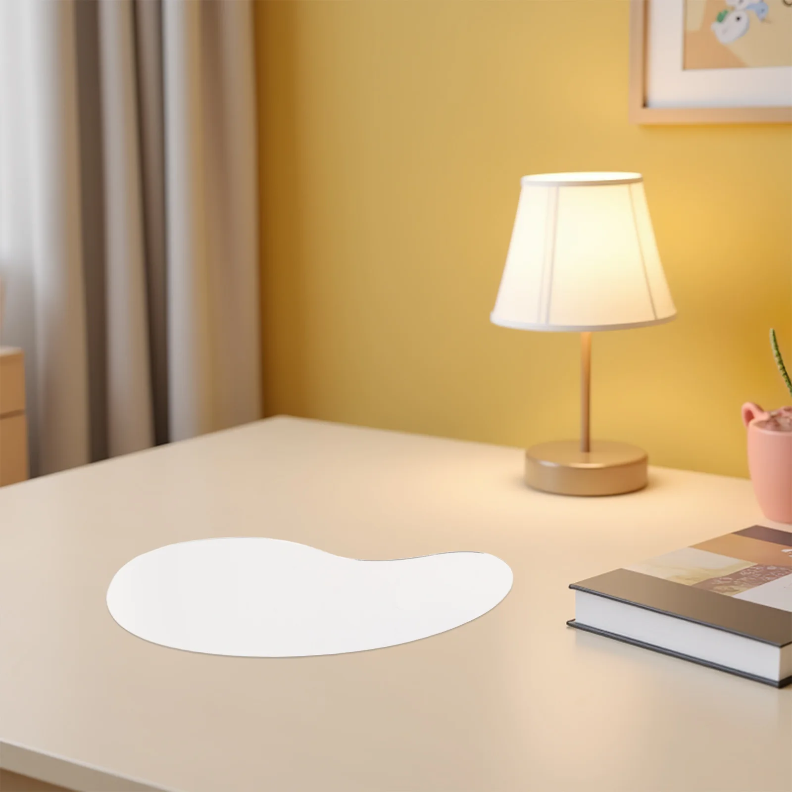 

2 шт., микропейзажная отражающая доска, высокая прозрачность, изогнутое зеркало озера для праздника, деревня, зимний пруд, пейзаж