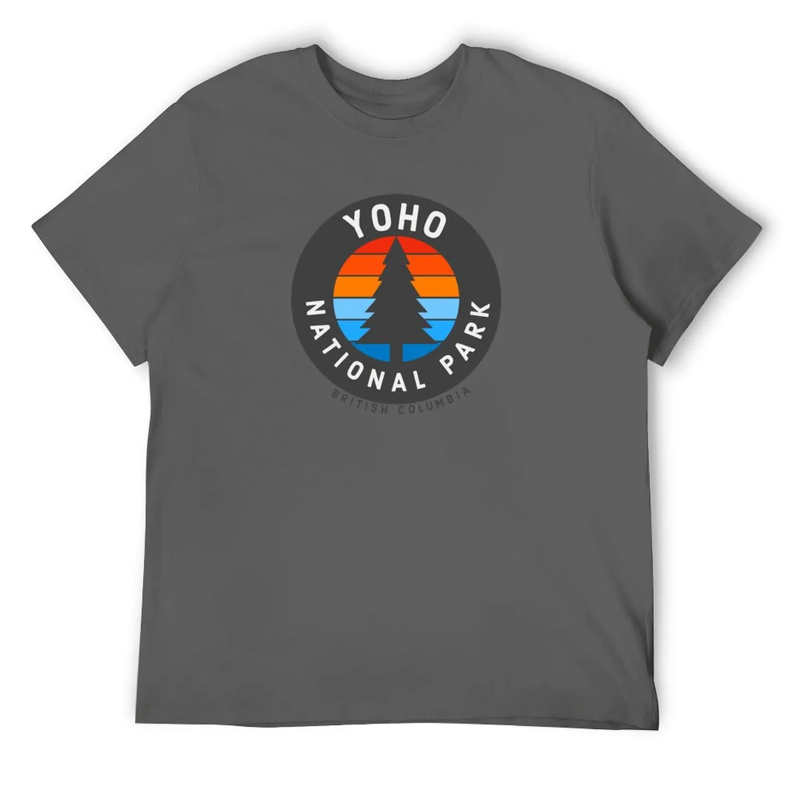 Yoho National Park British Columbia Canada Vintage Retro Travel Camping Adventure Skiing Mountain T-Shirt