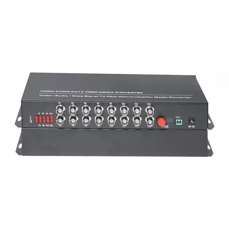 

Настольный 16-канальный чистый видеооптический приемопередатчик, одномодовый одноволоконный 16 видеооптический приемопередатчик, порт FC, 20 км, пара
