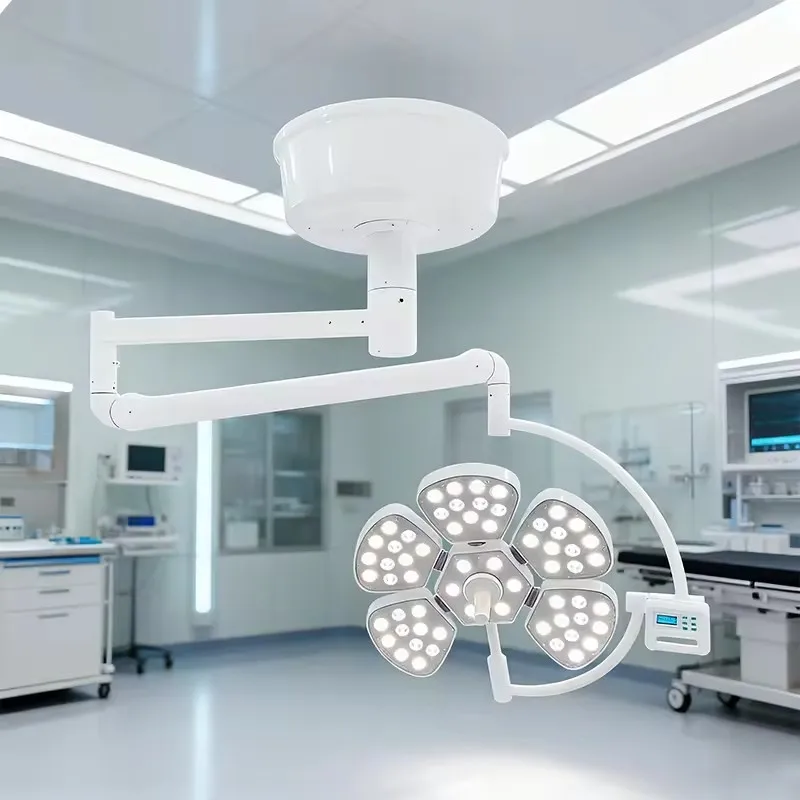 New Arrival Operating Surgical Light Wall-Mounted Surgical Light Pet Hospital Clinic LED5 Wall-mounted Shadowless Lamp