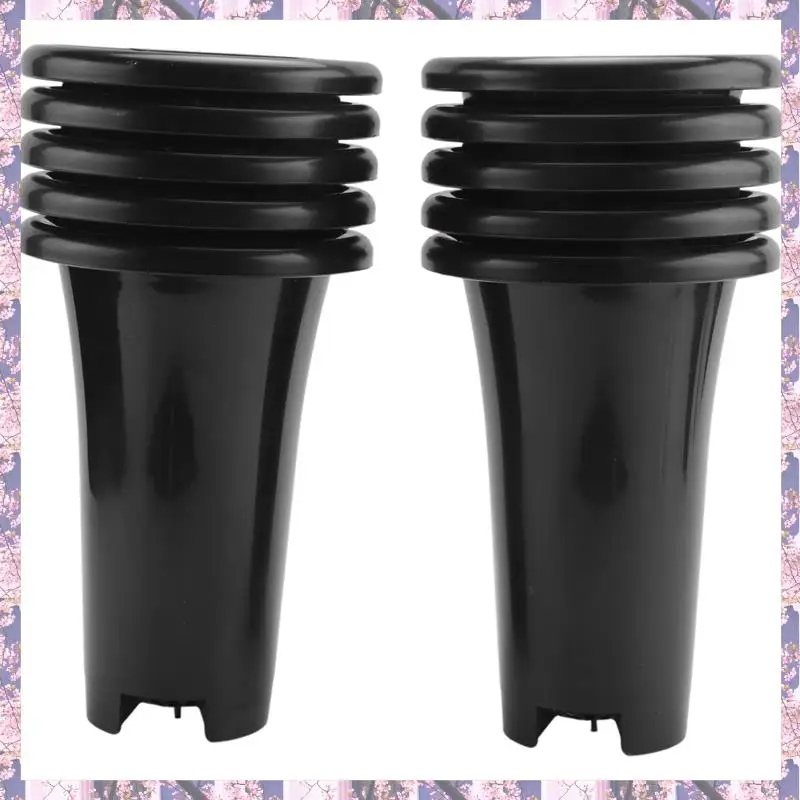 

Тренд 2025 года: 10 шт. пластиковых глубоких горшков для рассады, утолщенные, устойчивые, высокие горшки для деревьев, многоразовые контейнеры для высоких саженцев, глубокие.