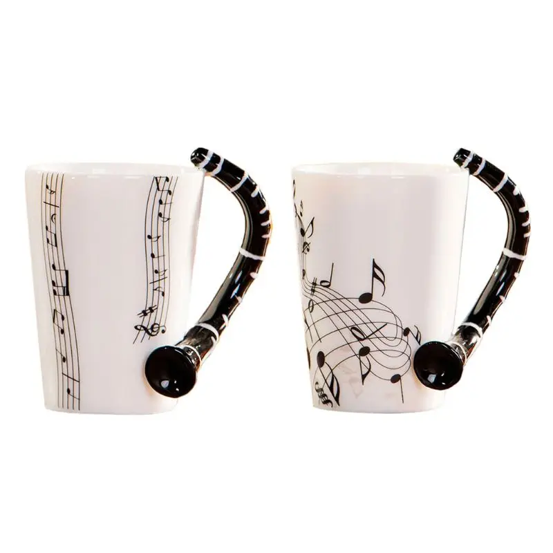 

Musical Instrument Clarinet Household Coffee Mug Ceramic Water Coffee Cups