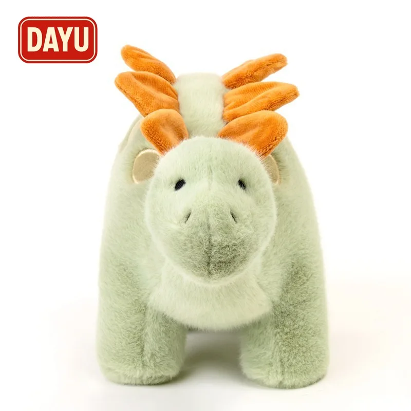 Stegosaurus Dinosaur Plushie with Back Plate Design Stuffed Animal Doll Cute Bedroom Decor Gift for Children All Ages