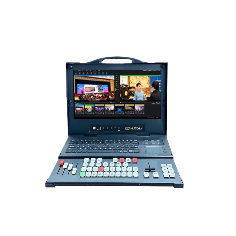 

T900 live broadcast director all-in-one machine multi-position switcher VMIX/core image micro-course MOOC recordin