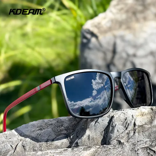 KDEAM, gafas de sol polarizadas de tamaño Extra grande con ancho de montura de 6,18 pulgadas para hombres y mujeres, gafas de sol fotocromáticas de gran tamaño con estuche