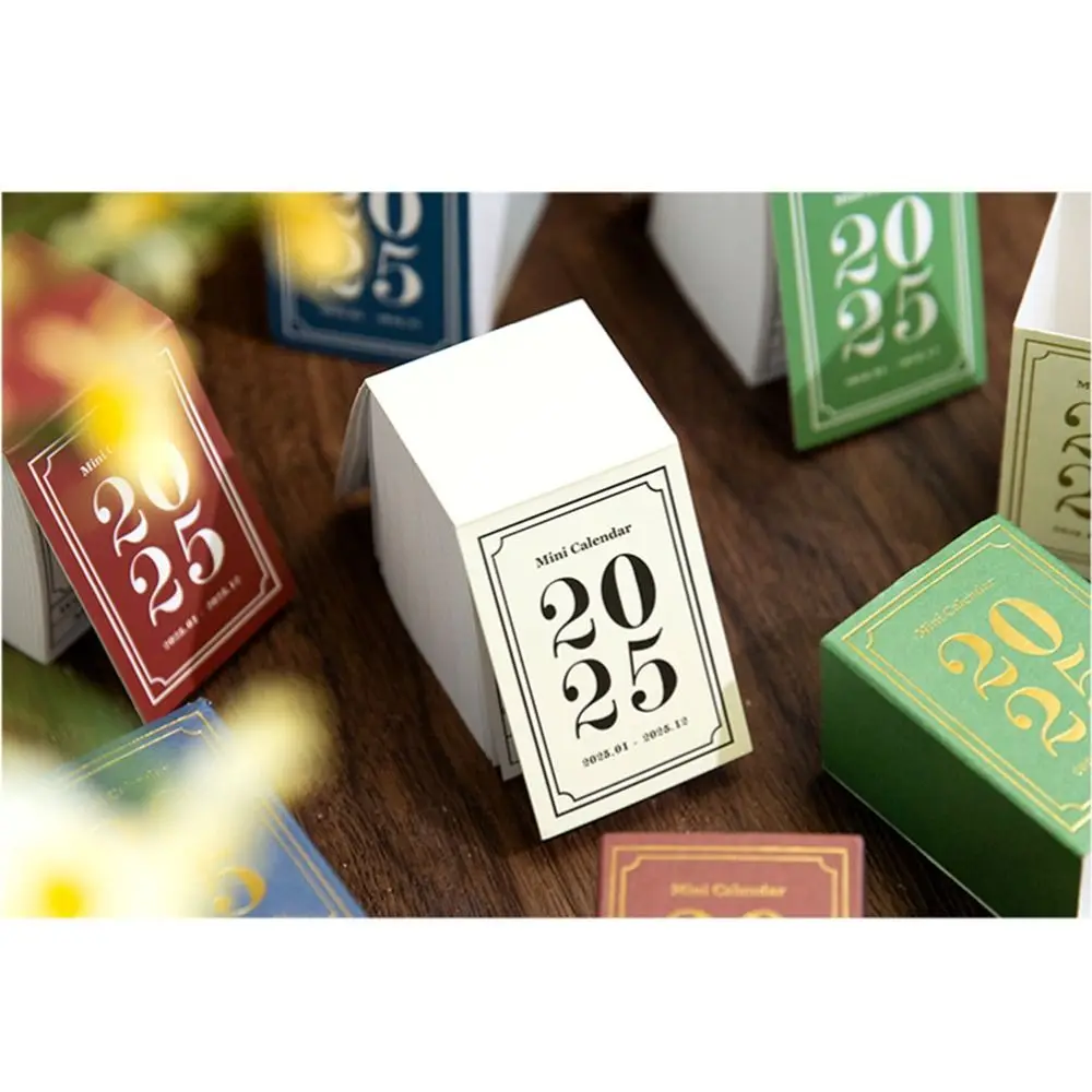 367Sheets Tearable 2025 Calendar Book Portable January to December 2025 Mini Desk Calendar Material Paper Thick Paper