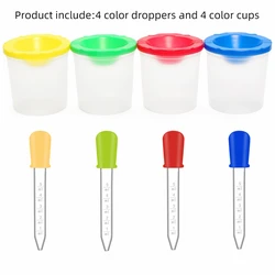 Montessori Materials Color Dropper Game Learning Eudcation Toys For Kids Classroom Supplies Teaching Children Gift I64Y