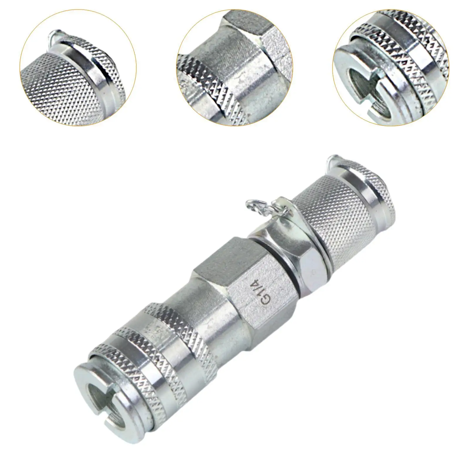 Hydraulic Pressure Test Coupling Kit,Pressure Testing Quick Plug,Hydraulic Main Pump Pressure Joint