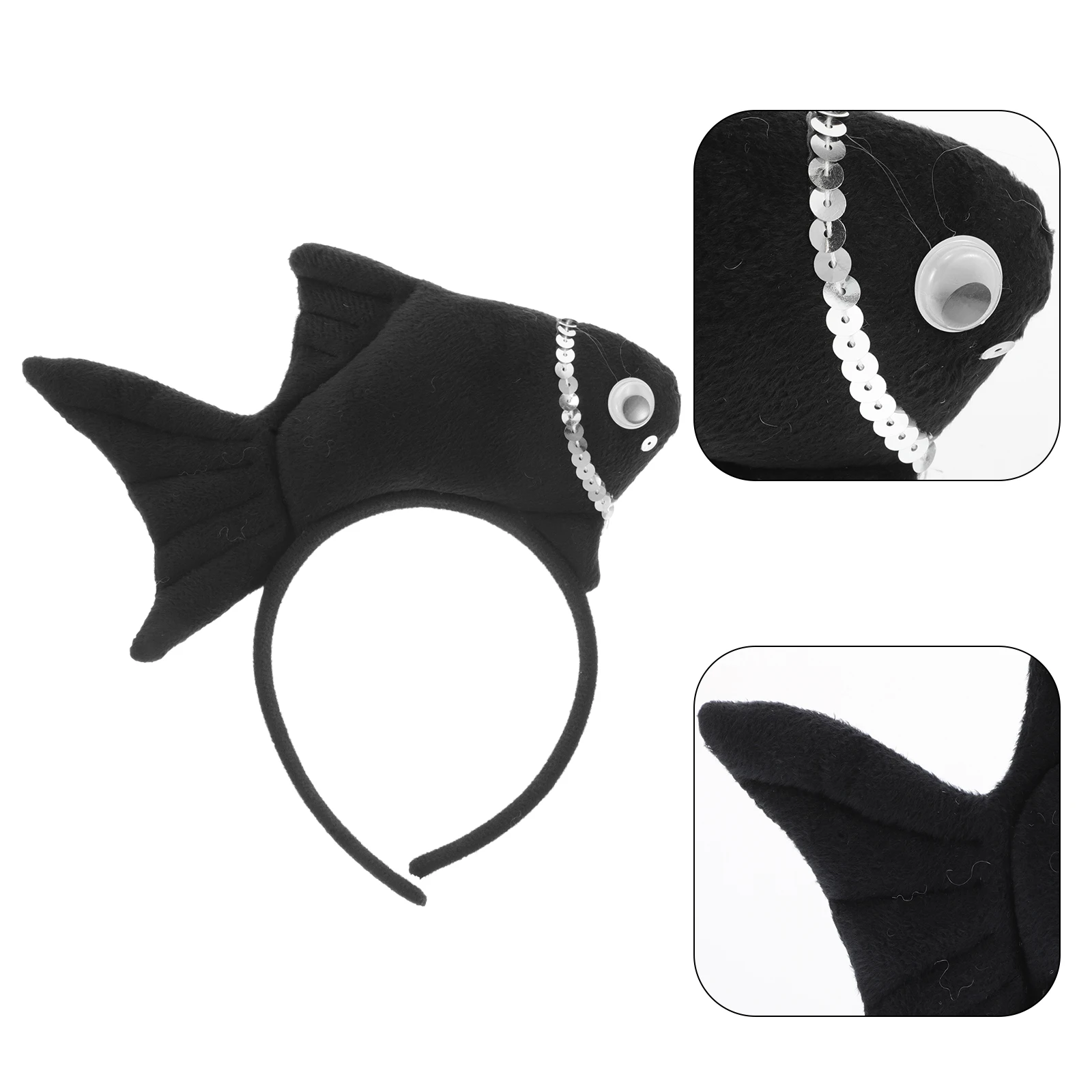 Goldfish tiara dos desenhos animados festa headbands bonito adorável cocar animal das crianças criativo