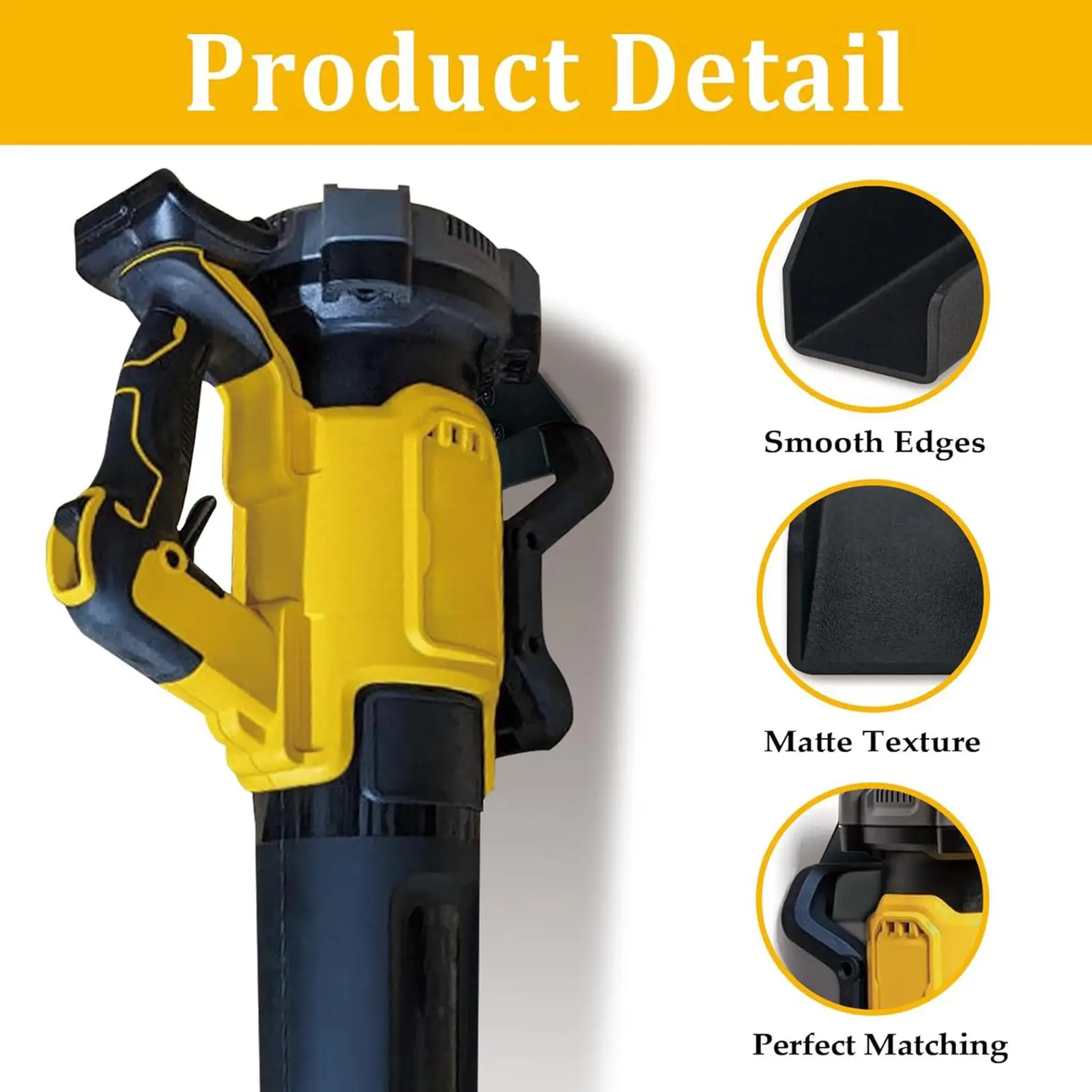 Leaf Blower Wall Hanger Metal Stable Garage Organization Gardening Tool Rack