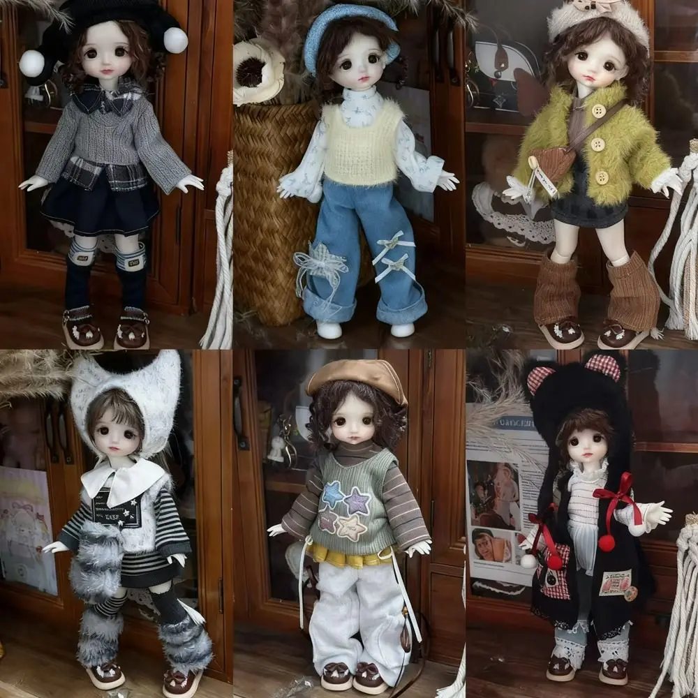 Sukienka BJD o rozmiarze 30 cm, styl księżniczki Lolita, skala 1/6, modny strój z nakryciem głowy, wymienne ubrania, zestaw na co dzień.