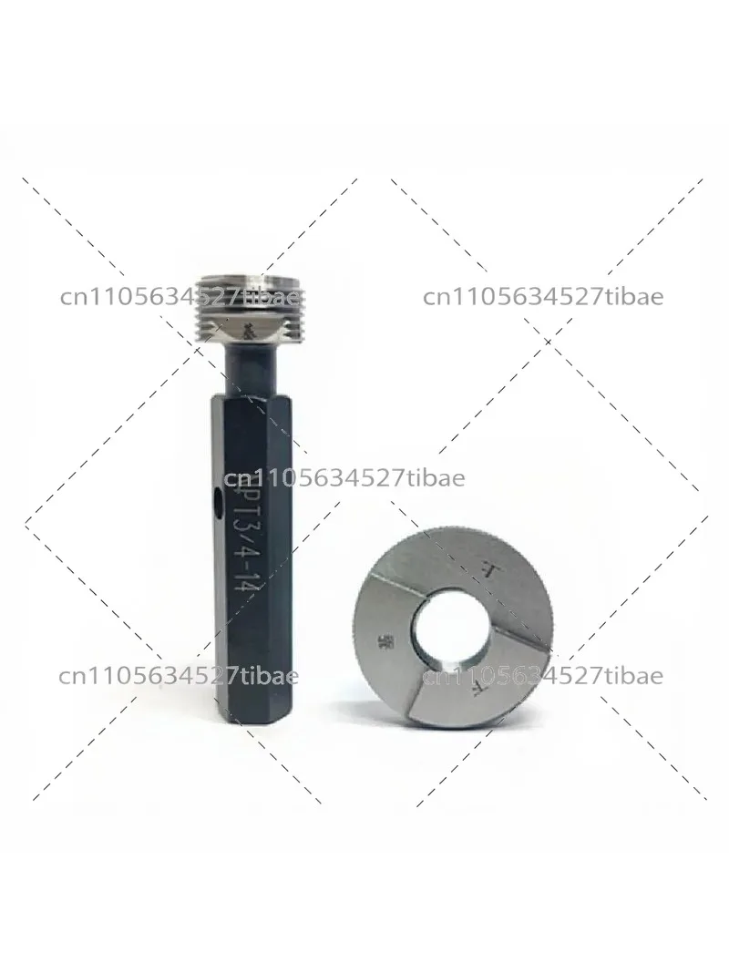 Taper Pipe Thread Ring Plug Gauge Thread Gauge NPT1/8 1/4 3/8 1/2 3/4 1 Inch GO NOGO