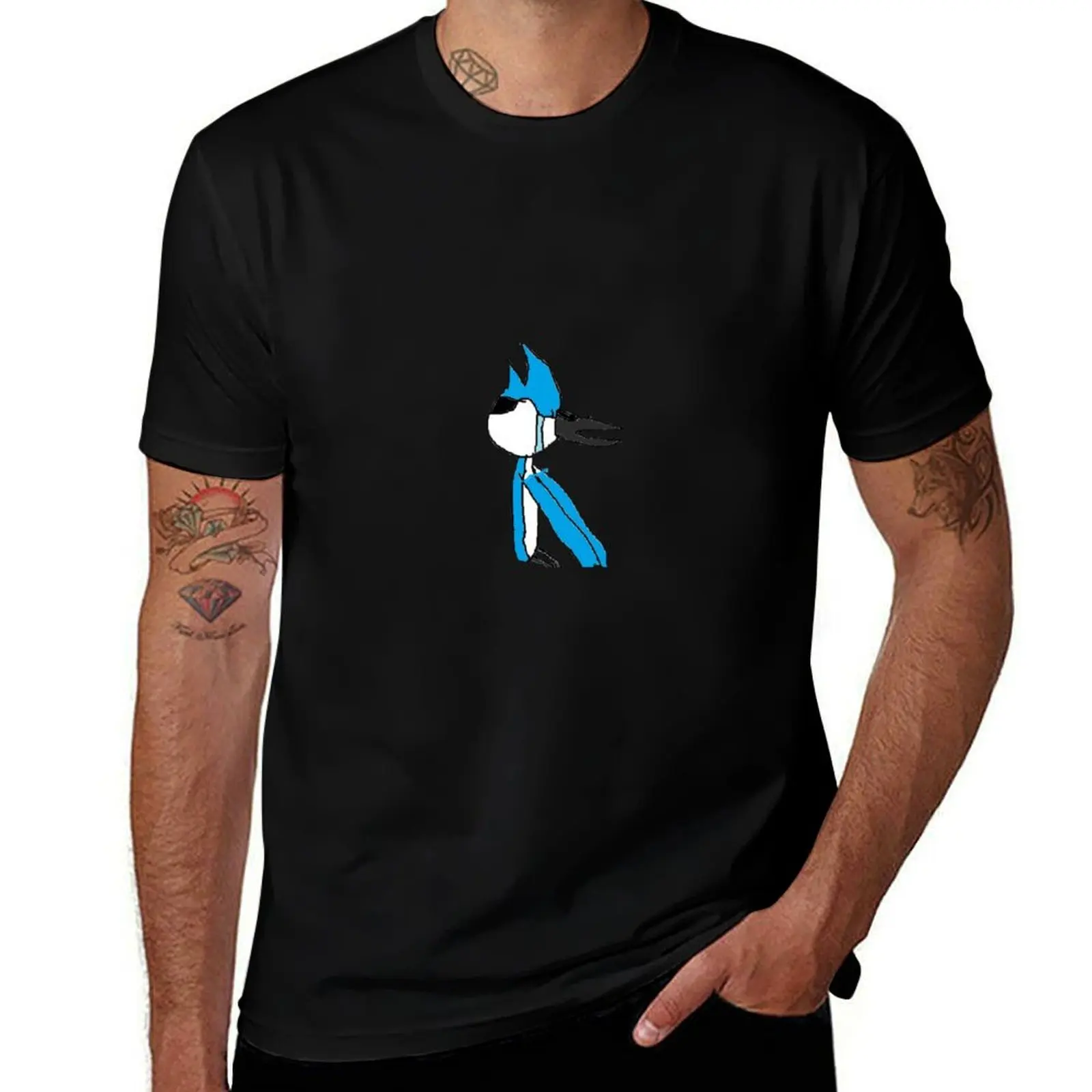 Mordecai / I could really use a wish right now, wish right now, wish right now... T-Shirt Work Wear Breathable Tee T-Shirt