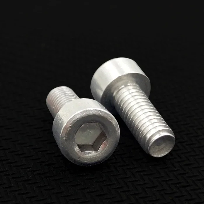 5pcs M4 Allen cap head screws hexagon socket cylindrical screw mechanical bolts aluminum alloy bolt 6mm-40mm length