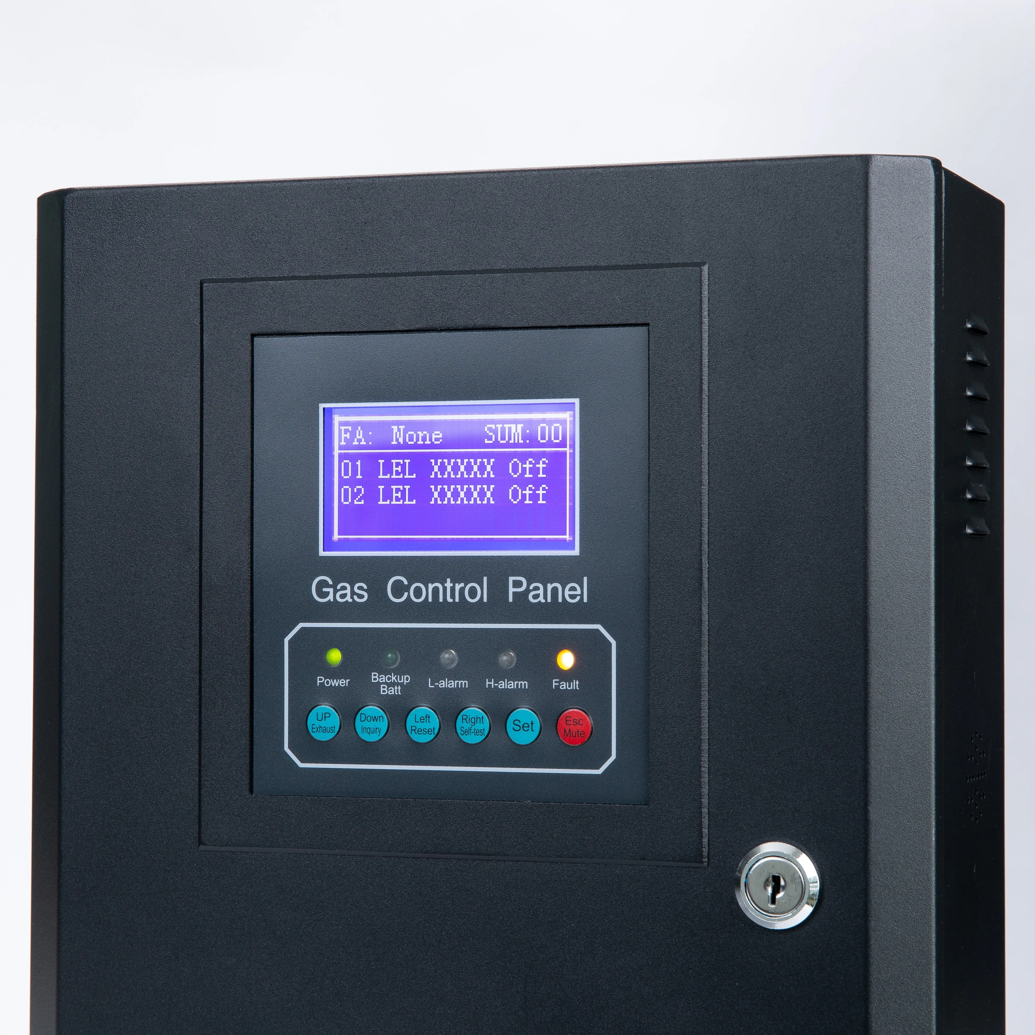 QB2000 controller panel with auto storage 500 records capable of managing gas detector for security and protection