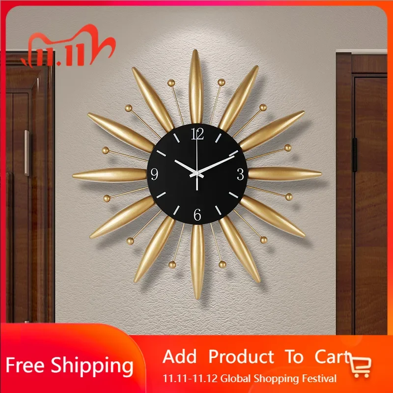 

Кухонные модные настенные часы, скандинавский минималистичный дизайн ресторана, настенные часы, эстетический современный механизм, Reloj, украшение дома