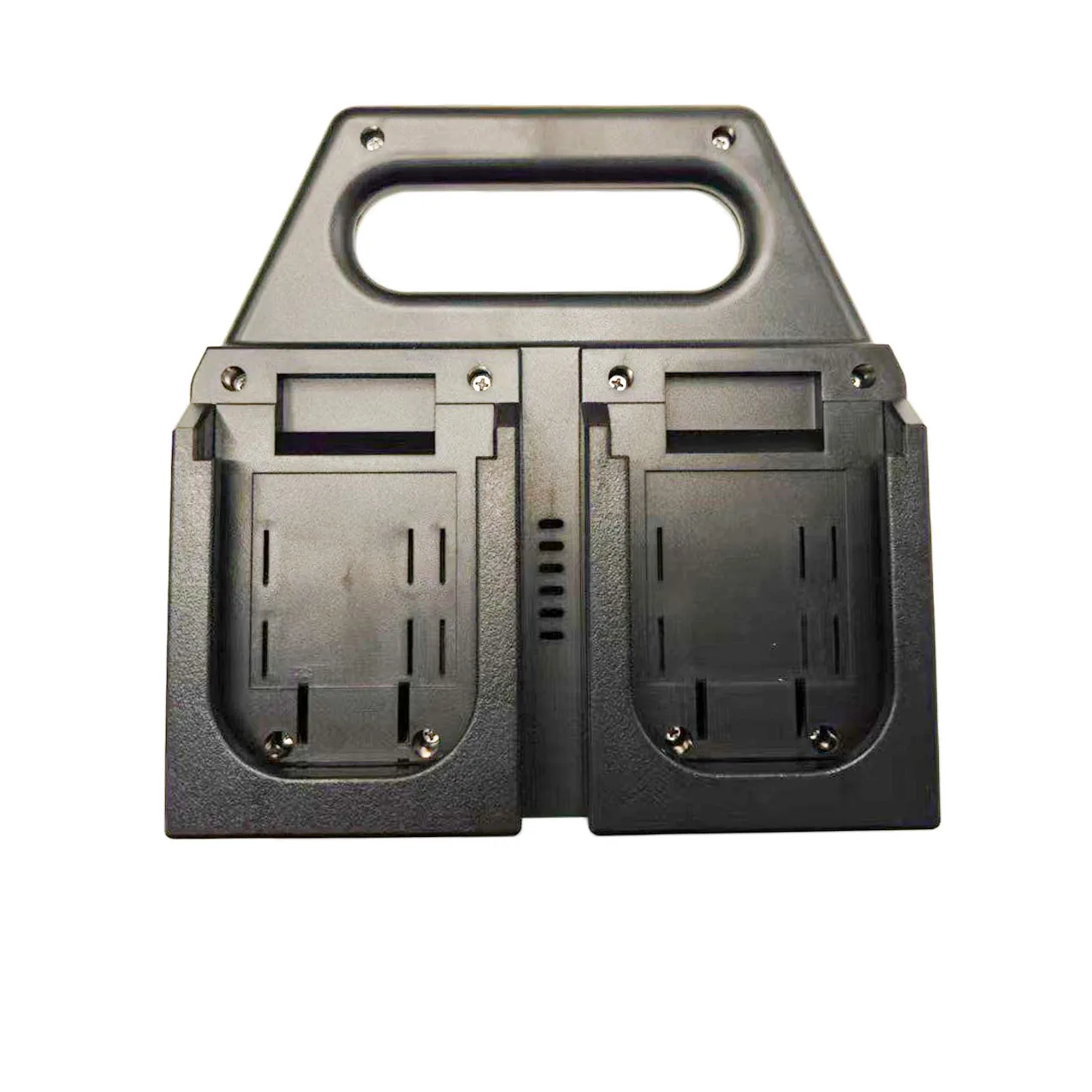 Power Tool Battery Case Battery Carrying Holder For Safe Transportation Ergonomic Carry Handle Multi-slot Capacity