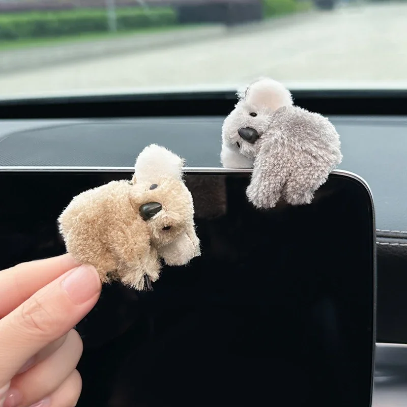 Cute Koala Car Decoration kawaii Auto Rearview Mirror Car Center Console Air outlet Clip Ornament Car Ineriror Accessories