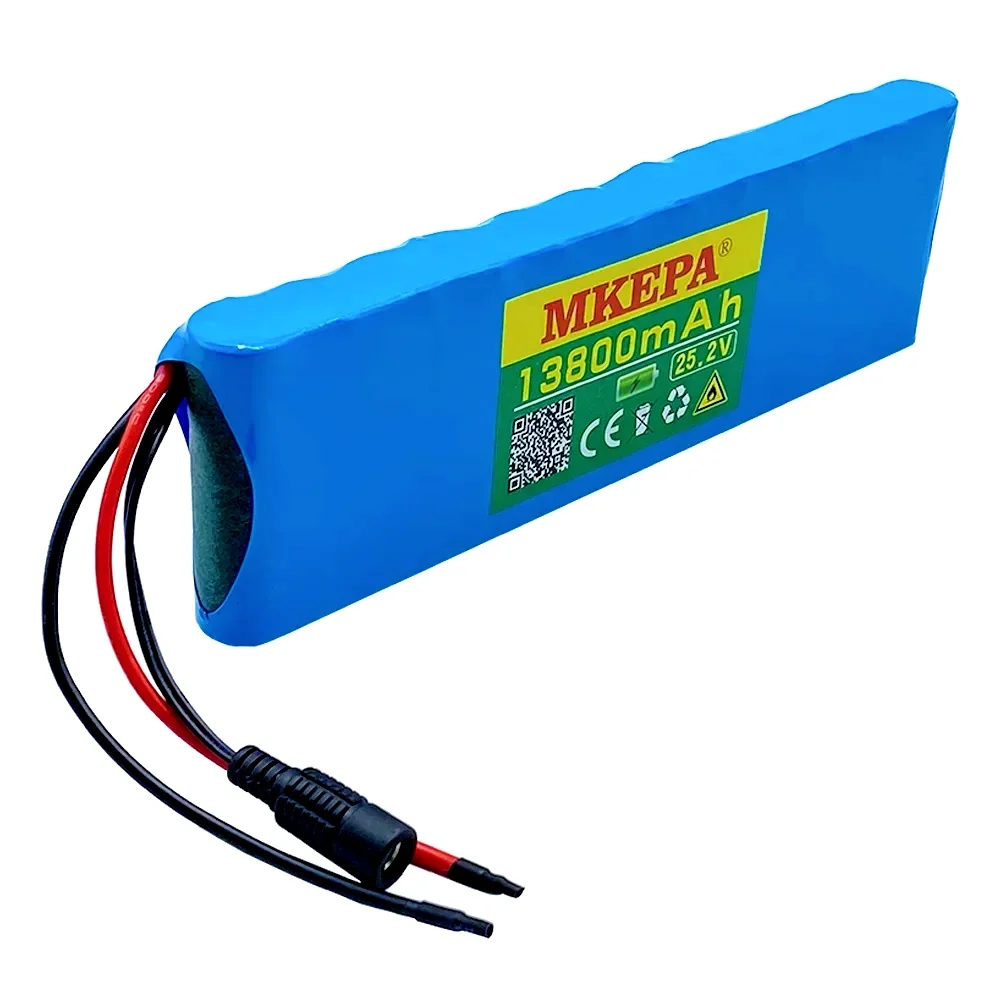 6S2P 25.2V, 13800mAh lithium-ion rechargeable battery, 18650, 25.2V, 13800mAh, suitable for 25.2V electric skateboard.