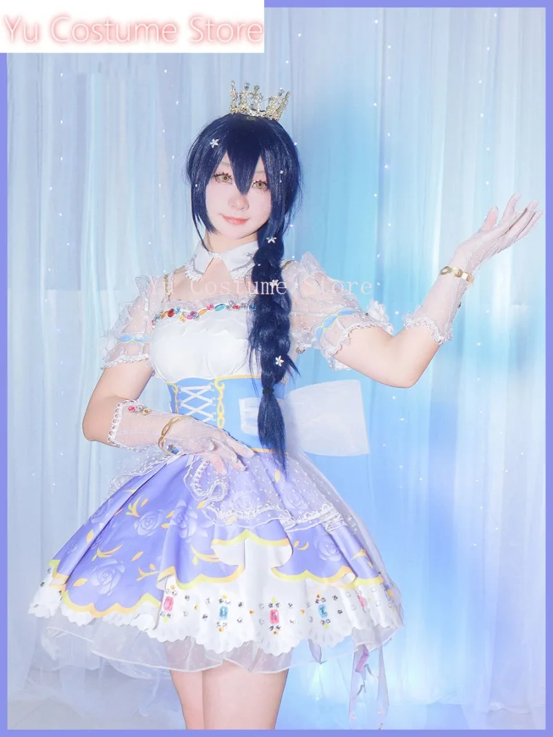 Love Live! Royal Princess Arc Ver Sonoda Umi Women Dress Cosplay Costume Cos Game Anime Party Uniform Hallowen Play Role Clothes