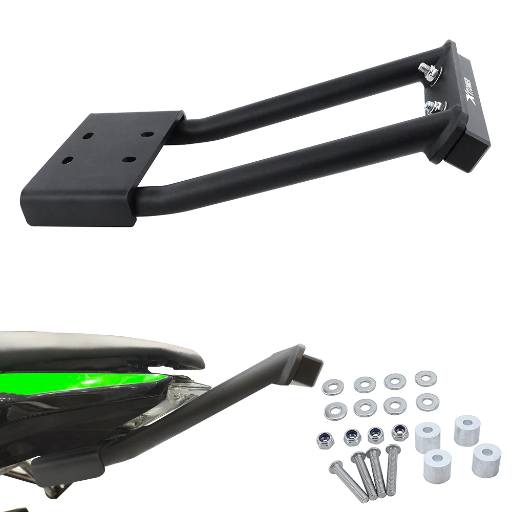 

For Kawasaki Ninja 650 Z650 2017 2018 2019 2020 2021-2025 Motorcycle Scrape Bar Tail Bar With Subcage Rear Rack Stunt Protection