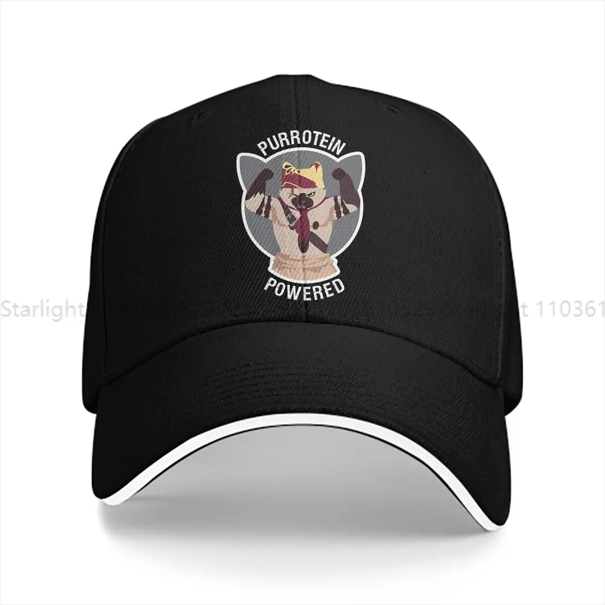 PURROTEIN POWERED Baseball Caps Peaked Cap Monster World Hunter Sun Shade Hats for Men Women