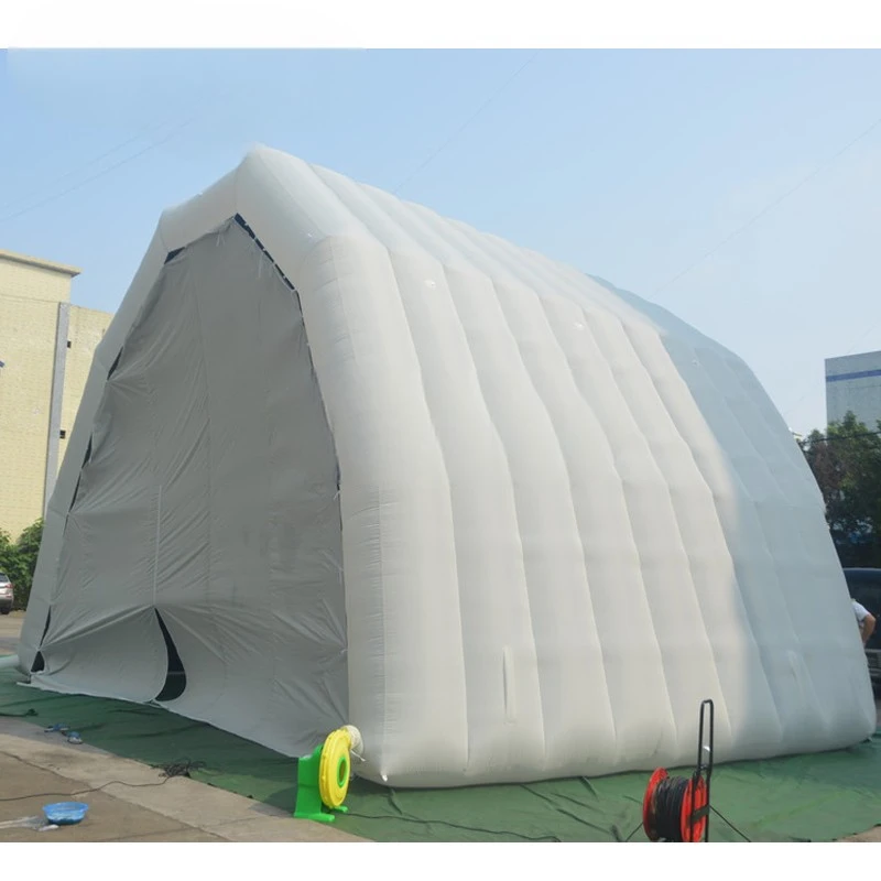 8m Giant   Outdoor Inflatable Car Tent Inflatable Stage Tent Event Shelter Tunnel for Advertising Events Shows