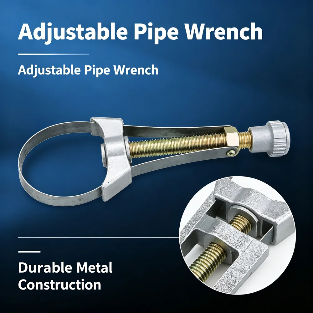 Adjustable Strap Type Oil Filter Wrench Universal Removal Tool for Car Engine Filter Disassembly Repair