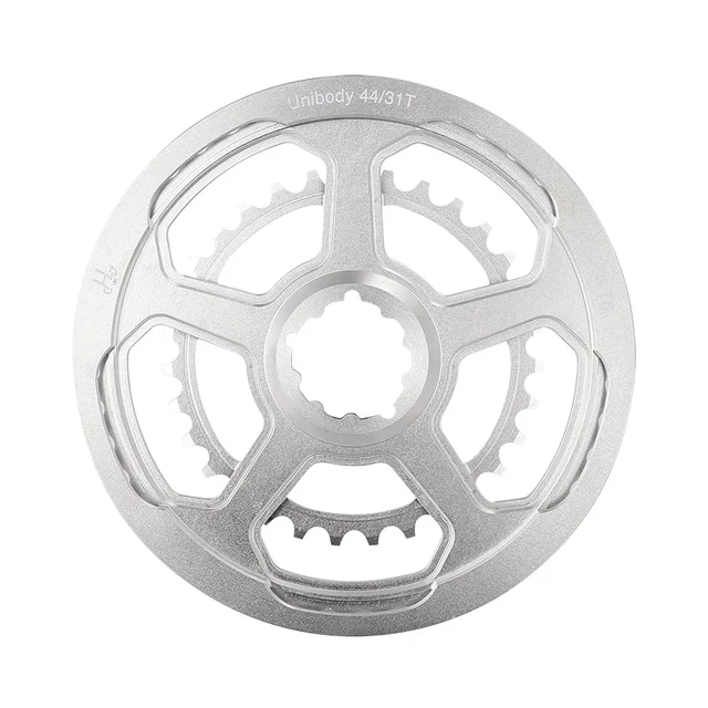 H H Integrated Chainring for Brompton Folding Bicycle Claw Double Chainring CNC Aluminum Alloy 44 31T 130BCD AliExpress