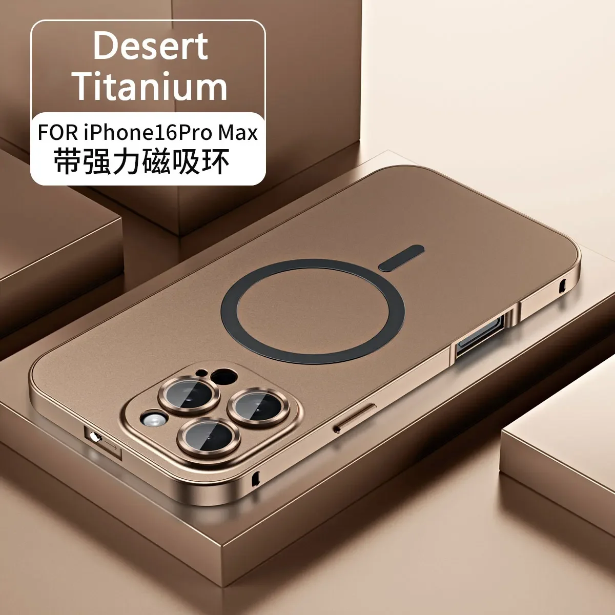 Fashion Metal Frame Phone Case For iPhone Air 13 14 15 16 17 18 Pro Max Plus  Aluminum PC Back Panel  Cover For Apple 18 Promax