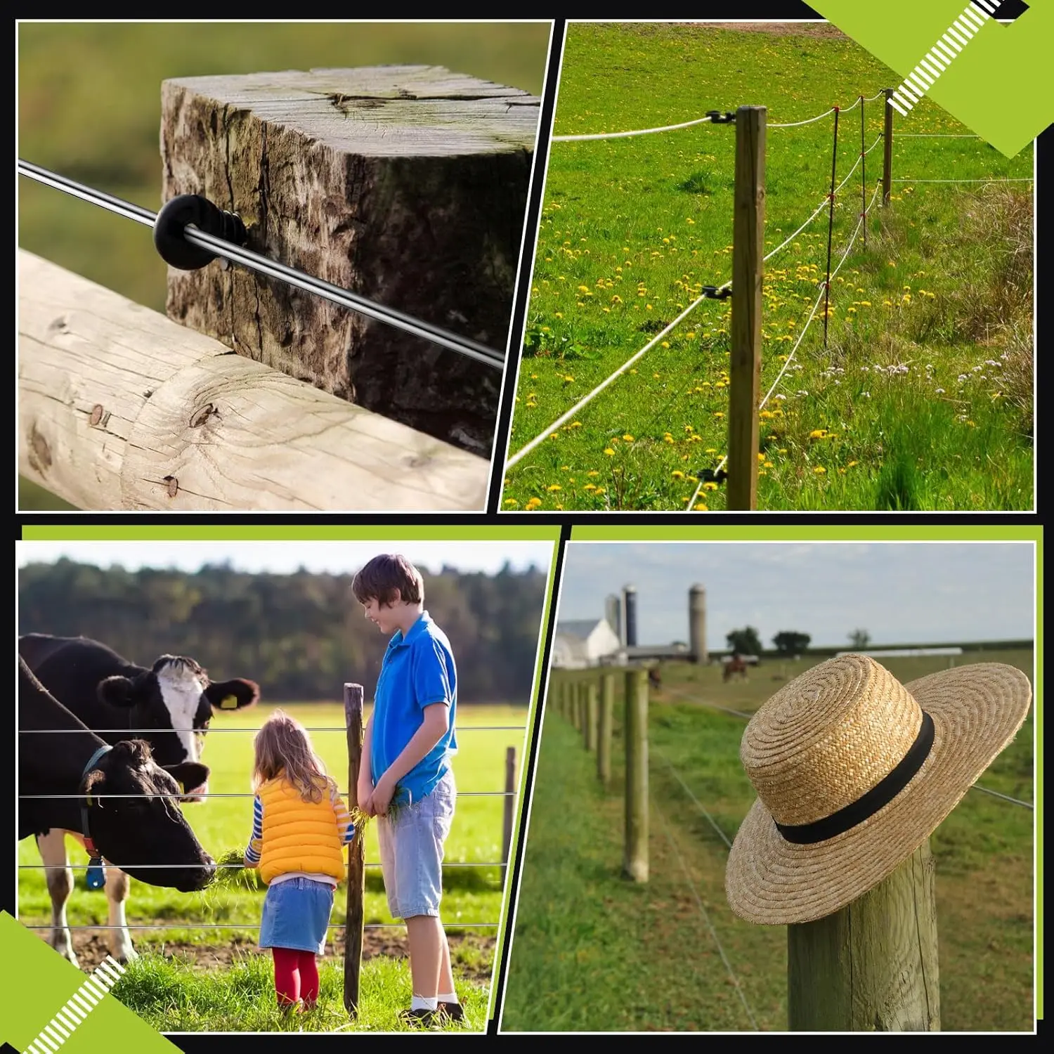 سلك سياج كهربائي من الألومنيوم مقاس 14 بطول 1000 قدم، موصلية عالية ومتانة لسياج الحدائق والماشية