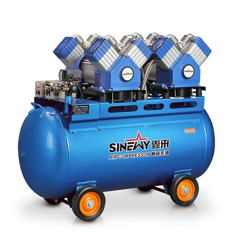 

SINEWY Piston Compressors Silent Oil Free Air Compressor For Spray Painting