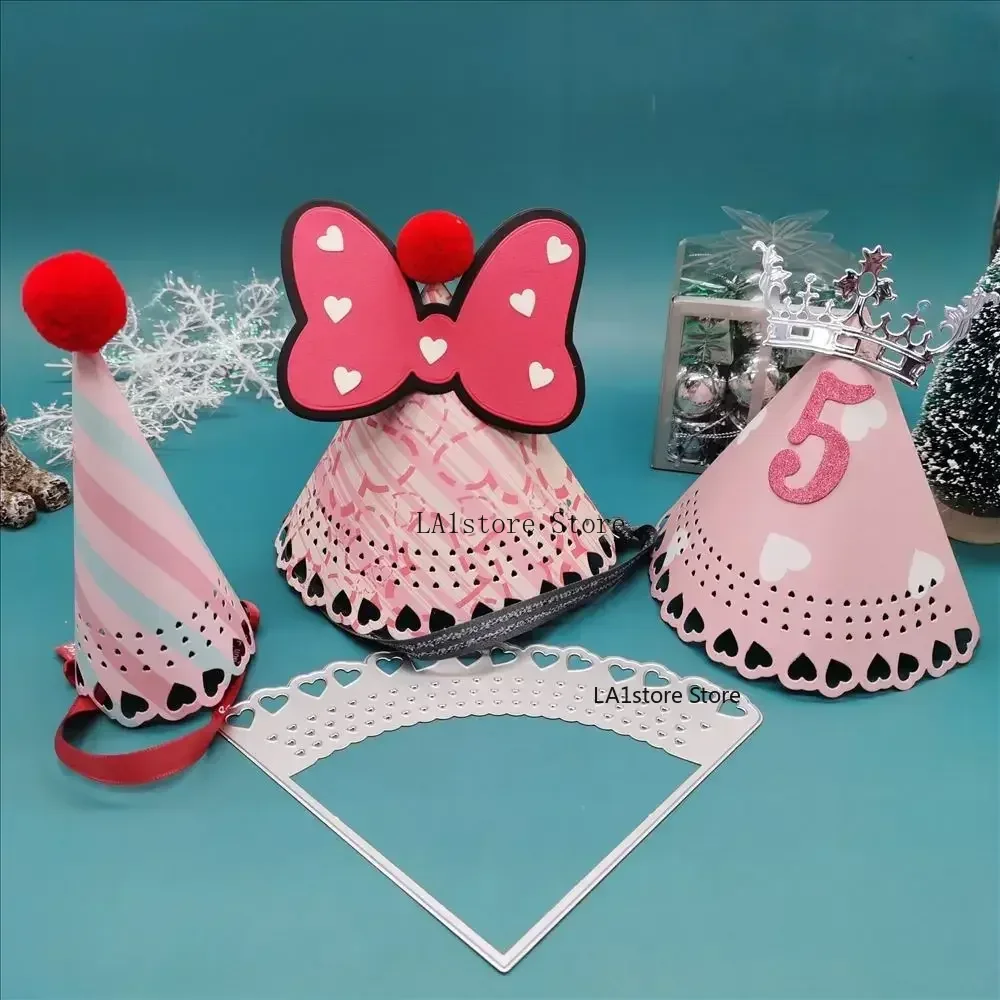 

Birthday Hat Scrapbooking Cutting Dies Card Making Stencils DIY Paper Album Embossing Crafts Die Cuts 2025 New Arrivals