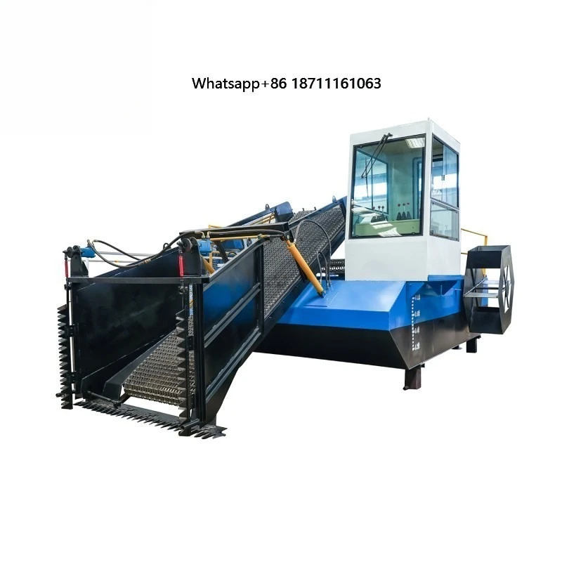 Lake Aquatic Weeds Removal Machine with Weeds Collecting Function for Reservoir Treatment