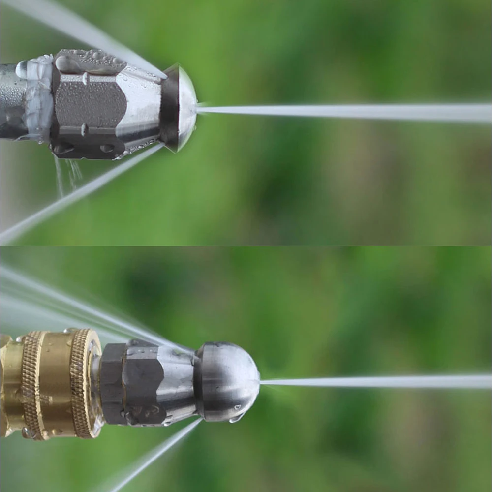 Imagem -04 - Drenar Mangueira Bocal para Esgoto Jetter Lavadora de Pressão Modelos Diferentes Conector Rápido de Pressão até 5000 Psi Polegada