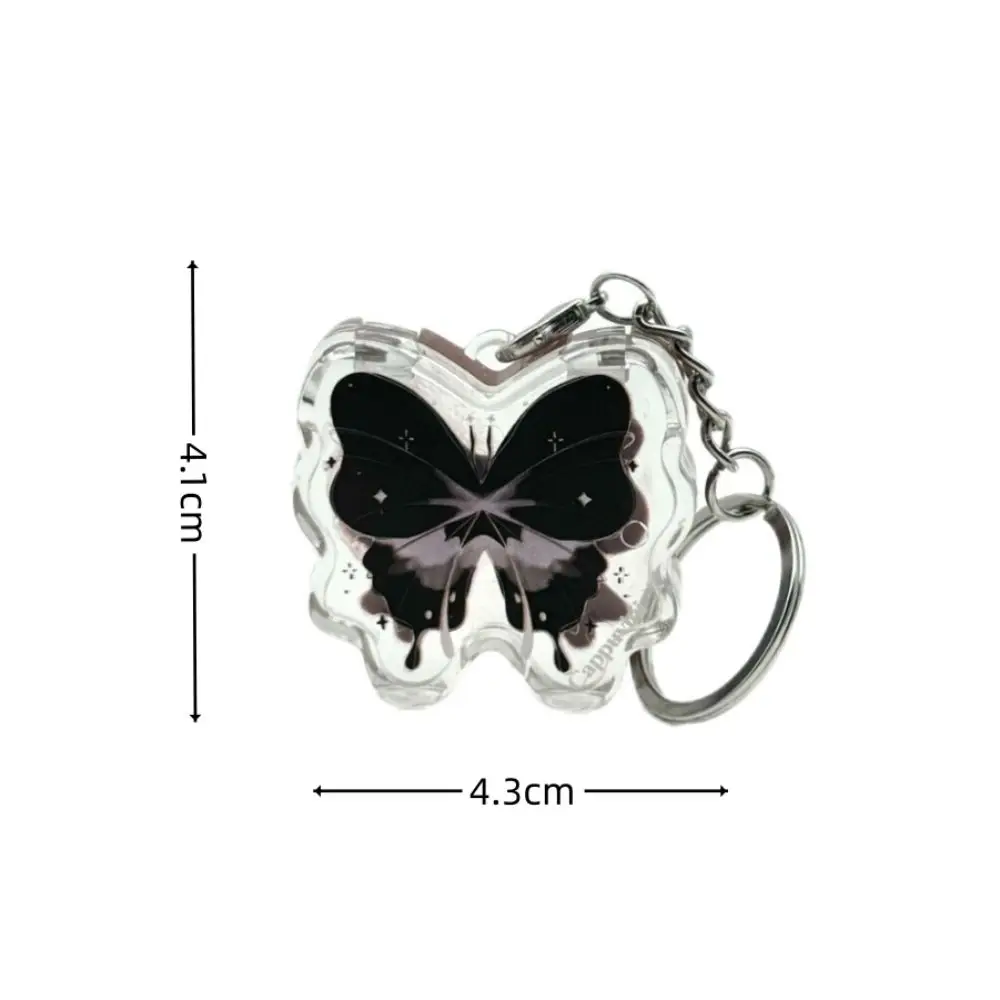 อินเทรนด์ Lip Care Capuvini Butterfly Solid Lip Gloss Hydrating ลิปสติกติดทนนานพวงกุญแจของขวัญ Lip Balm