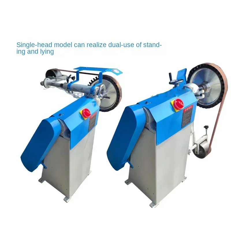 Large New Brand-new Wire Drawing Polishing Machine Hardware Derusting Wire Drawing Grinder Triangle Vertical Horizontal Belt Gri