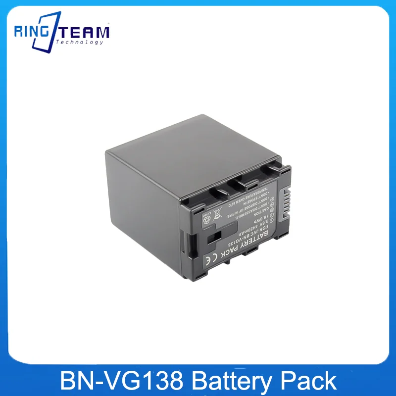 4450mAh BN-VG138 BN VG138 Battery for JVC Everio GZ-E10 GZ-E100 GZ-E200 GZ-E300 GZ-E505B GZ-E515B GZ-EX250 GZ-EX310 GZ-EX355