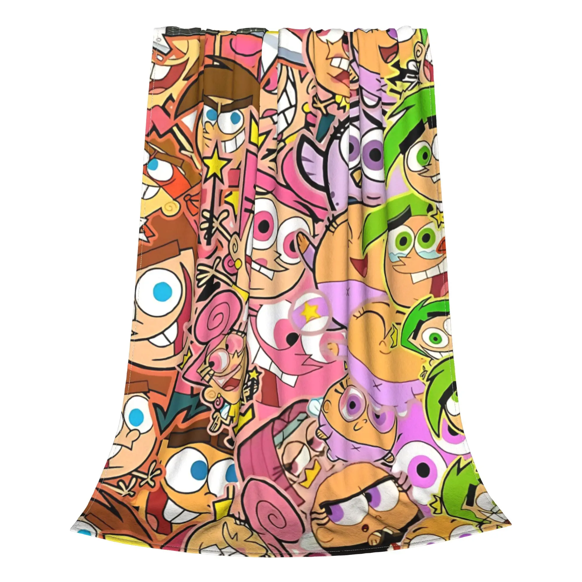 1PC retro 90s Fairly Odd Treasures Home Room Decorations Winter Blankets For Adults Bedding Home Interior Sofa Knee
