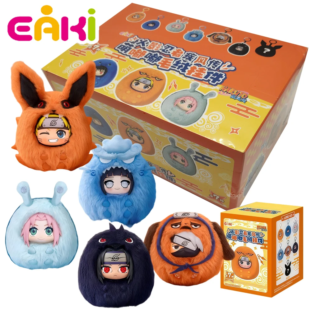

Original EAKI Naruto Peripheral Blind Box Haruno Sakura Plush Surprise Dolls Collectible Trendy Toys Birthday Gifts for Kids