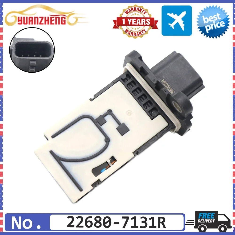 NEW 22680-7131R MAF MASS AIR FLOW METER SENSOR for Infiniti Q50 3.0L 16-20 Q60 V6 2.0L 3.0L 17-19 22680-00Q0A 93450753 5WK98504