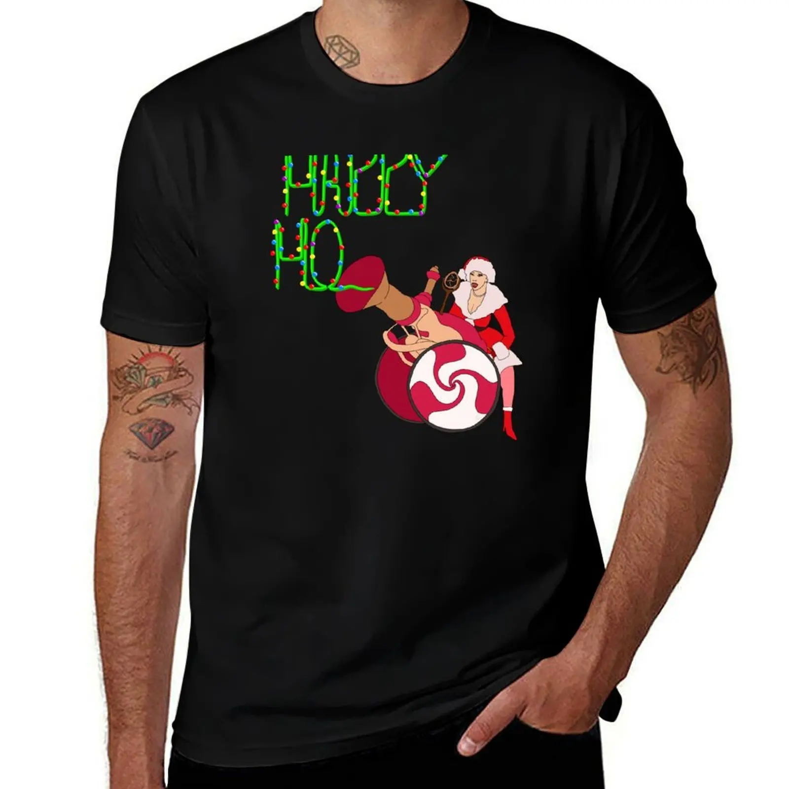 

Happy Ho-lidays from Martha May T-Shirt mens graphic t shirts black cotton t-shirt plain for man package T-Shirt